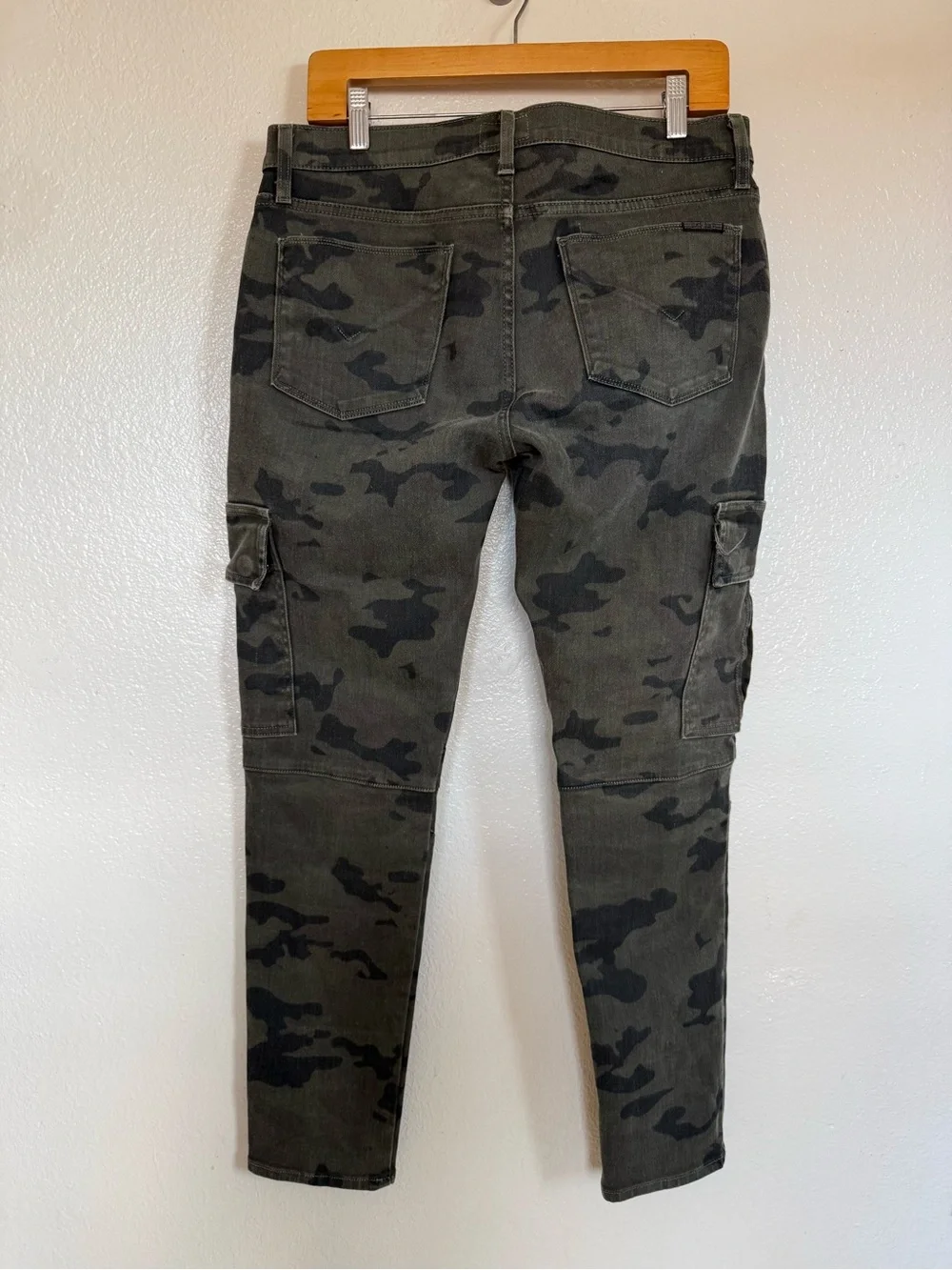 Hudson Colby Ankle Cargo skinny Camouflage Print Jeans Size 30 - Picture 6 of 11